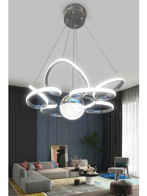 G-Light Kral Tacı Modern Sarkıt LED Avize