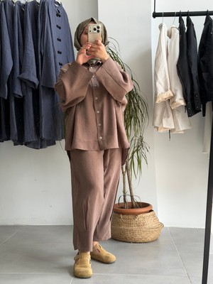 Butik Duyawear Kahverengi Alt Üst Takım
