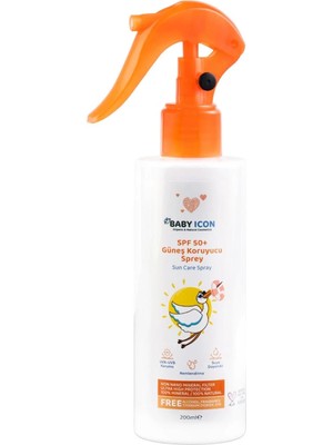 Baby Icon Güneş Korucuyu Sprey (200 Ml) (2 Adet)