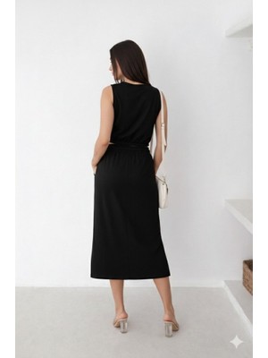 Serac Collection Kadın Iki Iplik Crop Etek Ikili Takım