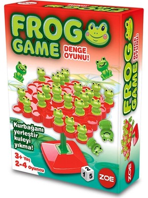 3 Adet Zoe Frog Game Kutu Oyunu 35002