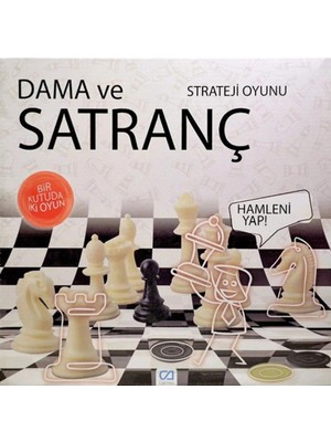 Satranç ve Dama Kutulu Oyun Seti