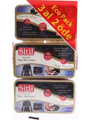 2 Adet  Sitil Sünger 3'lü Evalı