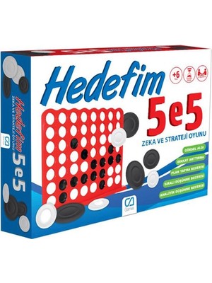 4 Adet   Hedefim 5 E 5 Zeka ve Strateji Oyunu