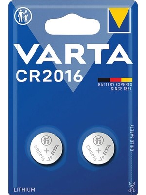 Varta Cr 2016 2 Li Lityum Düğme Pil