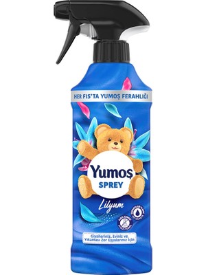 3 Adet  Yumoş Oda Kokusu Sprey 450 ml Lilyum