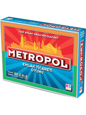 4 Adet Ks Metropol Emlak Ticaret Oyunu