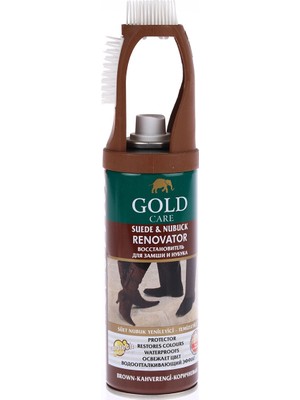 Goldcare Ayakkabı Boyası Sprey Nubuk 200 ml Kahverengi