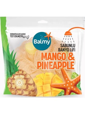 4 Adet Balmy Sabunlu Banyo Lifi Mango Ananas