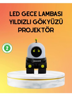 Hace Bazaar Taşınabilir Lityum Bataryalı LED Gece Lambası ve Projektör