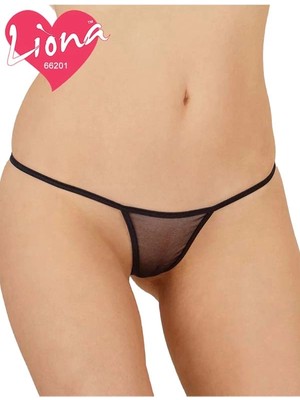 Nemere Kadın Transparan Büyük Beden G-String