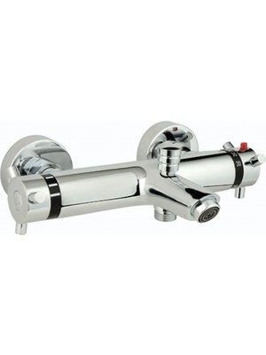 Gpd Termostatik Banyo Bataryası TBB02 Krom Renk ve Pirinç Malzeme ile Konforlu Kullanım