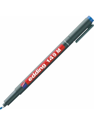 Edding Asetat Kalemi Mavi Silgili E-149M 1 mm Çizgi Kalınlığı  Çok Amaçlı Kalem
