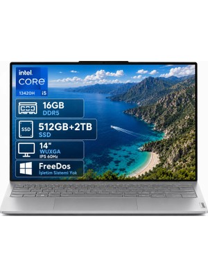 Lenovo Thinkbook 14 21SG00L8TX-02 I5-13420H 16GB Ddr5 512GB+2TB SSD Wuxga 14" IPS 60Hz Freedos