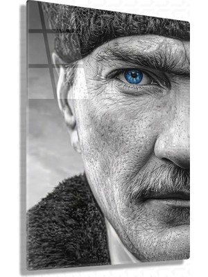 Sevgili Cam Safir – Mustafa Kemal Atatürk – Cam Tablo