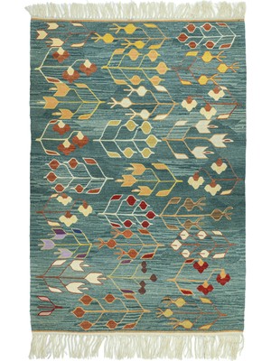 Soho Antiq Batllo Pastel Renkli Yün Kilim 120X172 cm