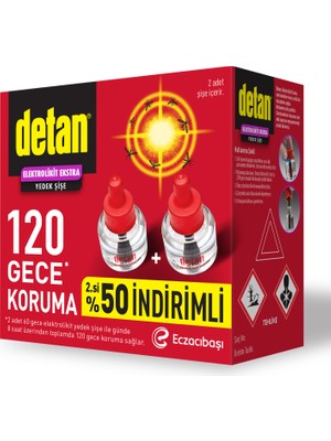 Detan 120 Gece Elektrolikit 2.si %50 Yedek