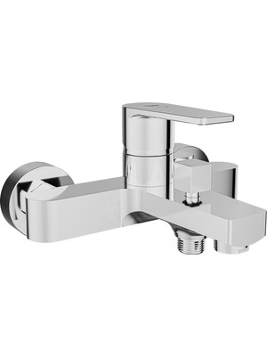 Kale Sempre Banyo Bataryası Krom Renkli Seramik Malzemeden Ergonomik Aç - Kapa Tasarım