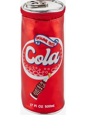 Yup! Kırmızı Vegan Deri Kola Makyaj Çantası 6,5X17 Cm