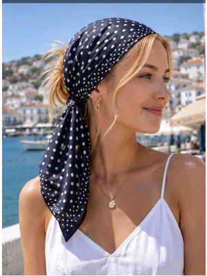 D2listone Desenli Fular Bandana 50X50