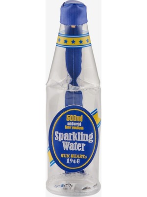 Yup! Mavi Vegan Deri Soda Makyaj Çantası 6,5X23 Cm