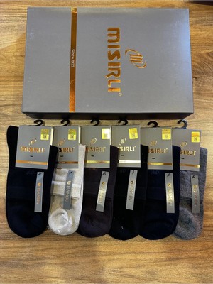 Mısırlı Dikişsiz Bambu Konforlu Yarım Konç Erkek Çorap 6’lı Paket