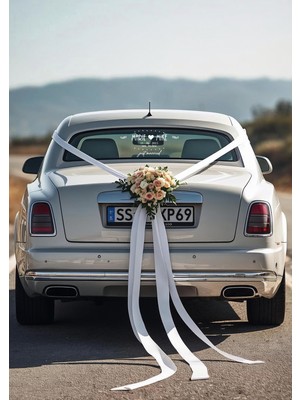 Lora Wedding Gelin Arabası Cam Yazısı İsme Özel 38cm Altın | “Just Married” ve İsimleriniz Yazılı Düğün, Nikah, Nişan İçin Araba Cam Yazısı Sticker, Folyo, Vinil