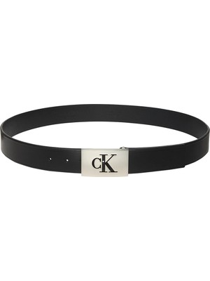 Calvin Klein Erkek Ss Mono Plaque 35MM Fixed Kemer