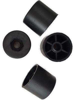 Zeygen Plastik Yuvarlak Baza Stoper 32 mm Çap 28 mm Boy 4 Adet Vidasız Yatak Tutucu