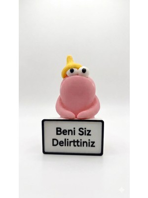 3Dikili Design Komik Mesajlı Minideli Figür Masa Süsü – Sevgiliye ve Arkadaşa Eğlenceli Hediye