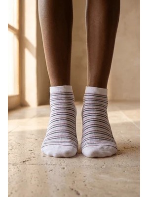 Bony Socks Kadın Renkli Step Çorap Desenli