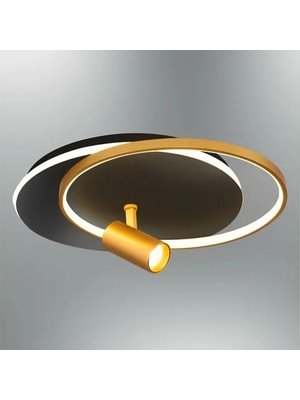 Vivense Flush Tekli Spot Yuvarlak Armatür, Siyah