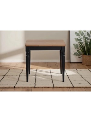 Vivense Vera Çizilmez Mutfak Açılır Masası, Ceviz, 80X80