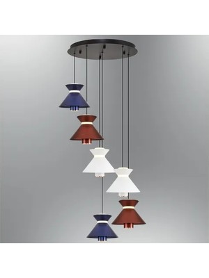 Vivense Özcan Aydınlatma Mekik Altılı Sarkıt, Mixed, 28036A28