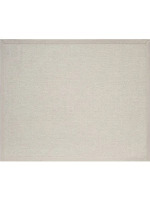 Vivense Bordürlü Hasır Dokulu Sisal Makine Halısı, Bej, 80X600