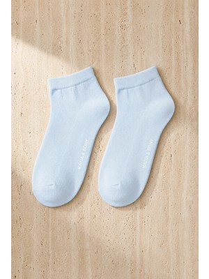 Bony Socks Erkek Basic Açık Mavi Step Çorap