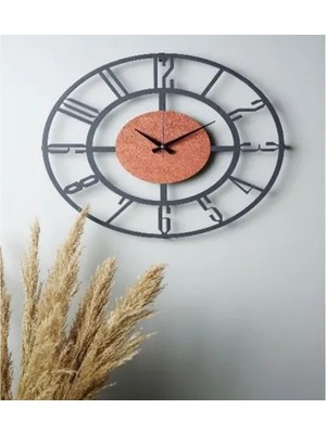 Vivense Bunnela Metal Renkli Duvar Saati, 50X50 cm