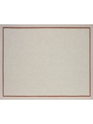 Vivense Çift Bordürlü Sisal Makine Halısı, Krem, 120X300