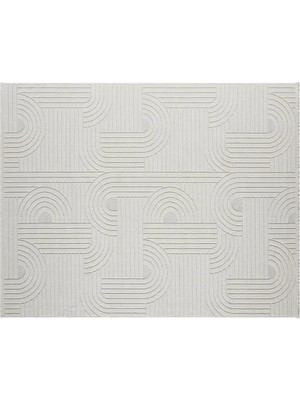 Vivense Lara Iskandinav Makine Halısı, Krem, DS623, 120X450