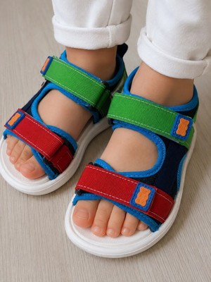 Queen Kids Haribo Sporty Sandalet Renkli