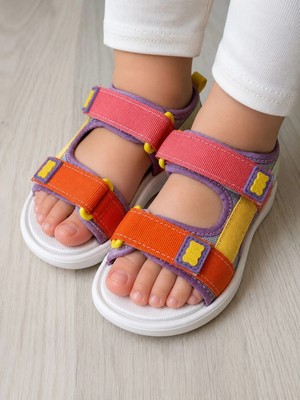 Queen Kids Haribo Sporty Sandalet Fuşya