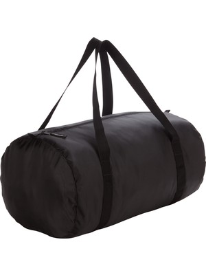 Decathlon Domyos  Fitness Çantası - Katlanabilir - 30 L Siyah Polyester Malzeme ile Orta Boy