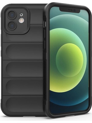 Prativas Iphone 12 Kılıf Optimum Silikon - Siyah