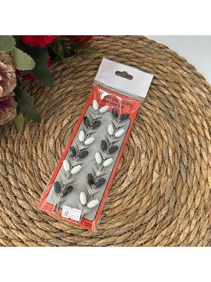 Minelli Arsel Moda Eşarp Aksesuar Şal Klipsi 12'li Paket BKD0112