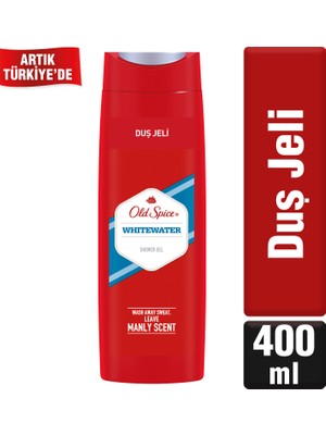 Old Spice Duş Jeli 400 ml White Water Erkekler İçin Ferahlatıcı Etkiyle Güçlü Koku