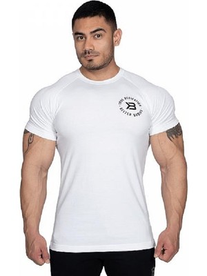 Better Bodies Gym Tapered Tee - White