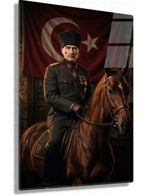 Sevgili Cam Mareşal – Mustafa Kemal Atatürk – Cam Tablo