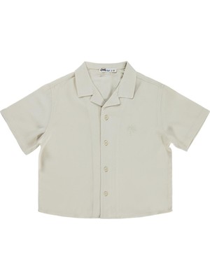Civil Boys Basic Tatil Yaka 2-5 Yaş Gömlek - Bej