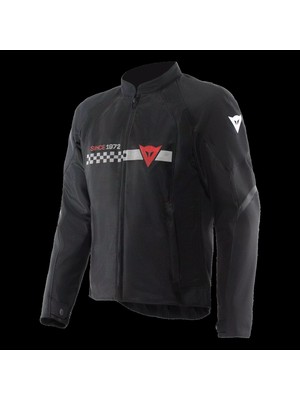 Dainese Daınese Ceket/herosphere Aır Tex Jacket Black Whıte Strıpes/red