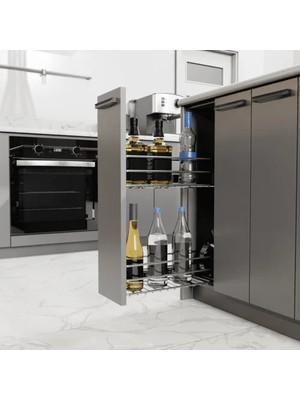 Huzur 205X470X470 Smart Çift Açılım Deterjanlık Sol M:250